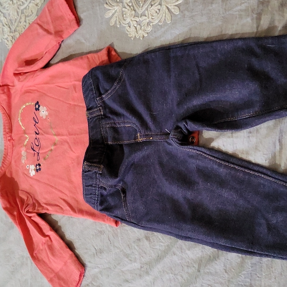 Long sleeve onsie and pant set